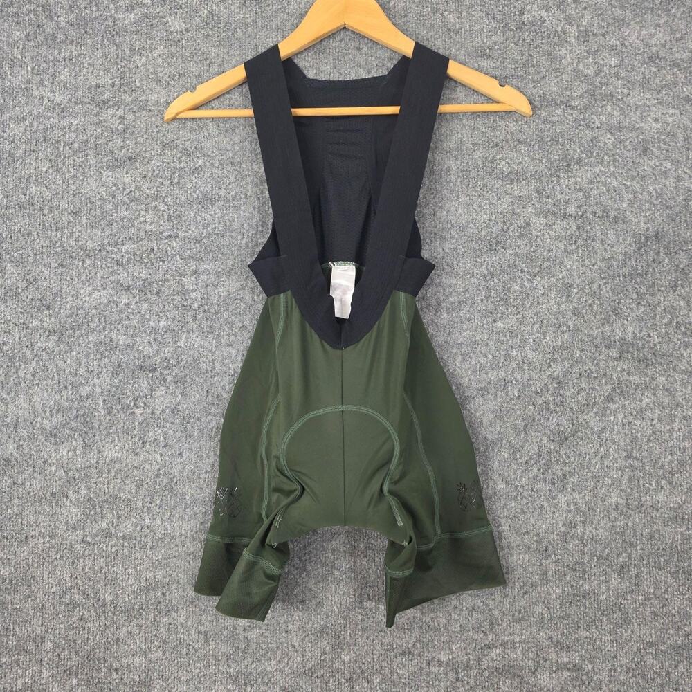 Tres Piñas Bib Shorts Womens XS Green Padded Cycling Road Bike Performance